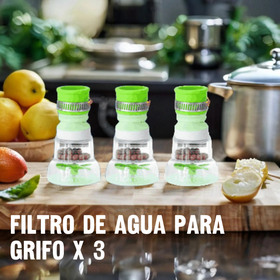 FILTRO DE AGUA PARA GRIFO  7 UNIDADES HASTA CON 74% OFF